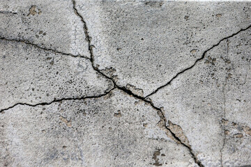 Obraz premium Cracked wall concrete texture high resolution photo