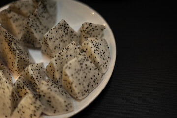 Dragon Fruit On Table