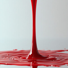Dripping Red Liquid