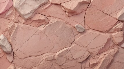 Fototapeta premium Dusty Rose rough stone wall texture Background. Abstract minimal pattern can be used for projects and presentations.