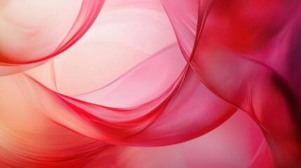 Mesmerizing Abstract Fluid Gradient Swirls in Vibrant Pink and Red Tones