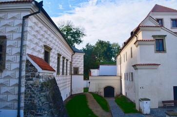 Castle-palace in the Czech Republic Pardubice October 14, 2024