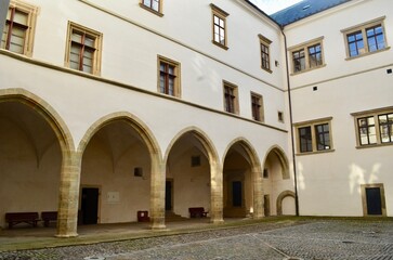 Castle-palace in the Czech Republic Pardubice October 14, 2024