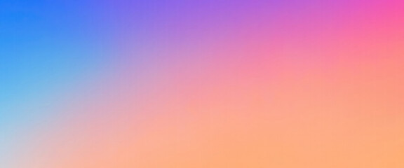 Obraz premium Vibrant soft Orange, blue and pink hues grainy gradient background