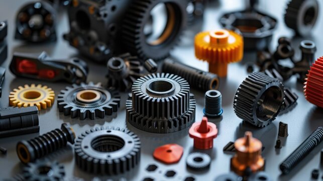 3D Printed Car Parts: By leveraging 3D printing, automotive components like brackets and gears can be rapidly prototyped and customized at lower costs, enhancing production efficiency.
