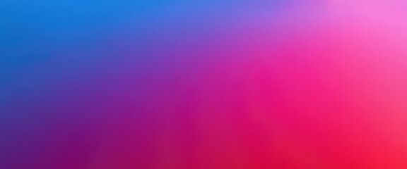 Vibrant soft Red, blue and pink hues grainy gradient background