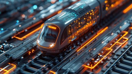 Railway Digital Twin: A digital copy of a railway network that tracks train performance and passenger flow, aiming to enhance safety and reduce operational costs.
