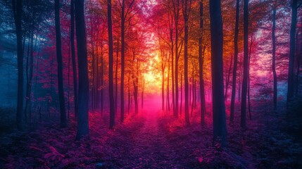 Enchanted Forest Sunrise