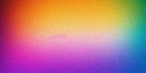 Colorful Gradient Background with Noise Texture Effects. glowing  Vibrant grainy gradient background, colorful  noise texture, retro banner poster cover backdrop header design.