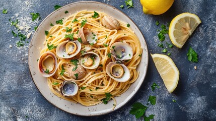 Delicious Spaghetti Aglio e Olio with Clams
