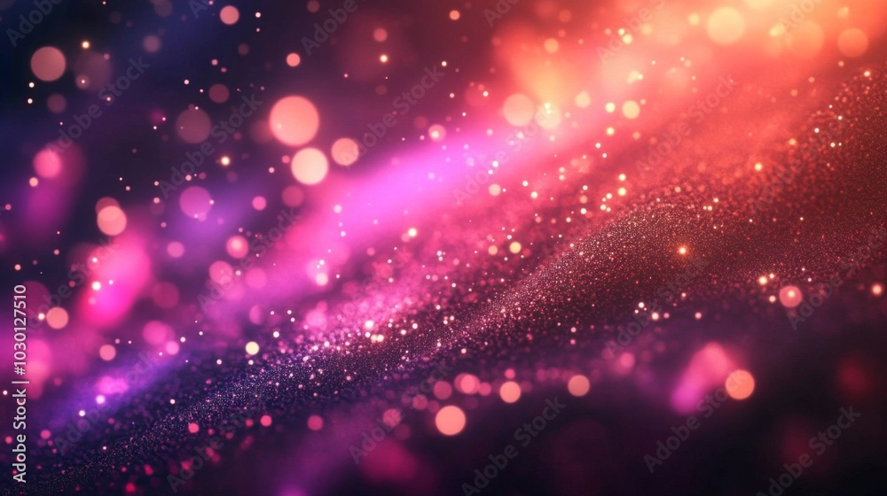 Poster Magical Abstract Bokeh Background