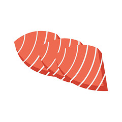 Salmon Fish Fillet Illustration
