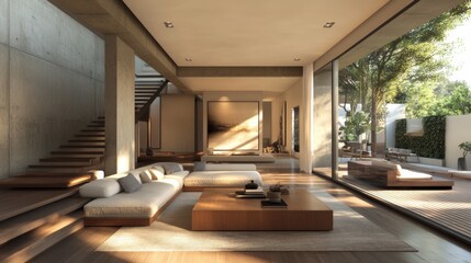 Modern Minimalist Living Room