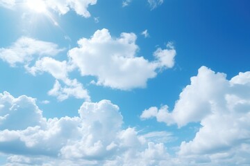 Fototapeta premium Blue sky outdoors nature cloud.