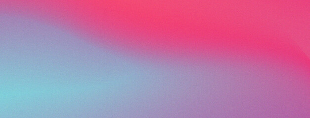 Vibrant grainy gradient background blurred noise texture header poster banner landing page backdrop design, grainy noise grungy empty space or spray texture, shine bright light and glow