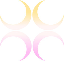 Gradient Abstract Shape Illustration