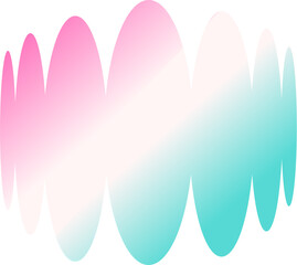 Gradient Abstract Shape Illustration