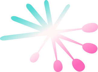 Gradient Abstract Shape Illustration