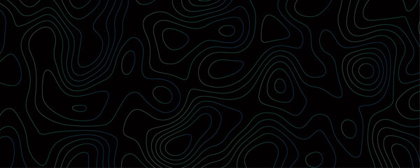 Detailed Dark Topographic Contour Line Pattern with Smooth Organic Shapes Ideal for High-Quality Vector Backgrounds and Creative Design Projects
