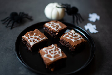 sweet home made Chocolate monster brownies 
