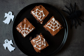 sweet home made Chocolate monster brownies 