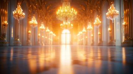 Fototapeta premium Grand Ballroom Illumination