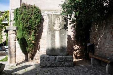 Monumento del Rey Wamba en Pampliega, España