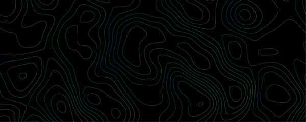 Elegant Dark Abstract Topographic Contour Line Pattern with Smooth Organic Shapes Ideal for Professional Vector Design Projects and Creative Templates
