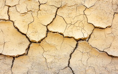 Fototapeta premium Cracked white plaster wall texture, uneven surfaces with natural rugged details, perfect for modern minimalist backgrounds, Texture, Natural Design