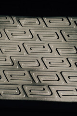 texture of car rubber mat