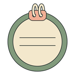 Cute Blank Retro Notes