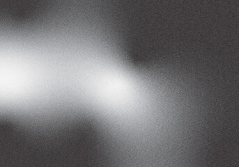 Grainy gradient background, dark gray black and white abstract noise texture banner backdrop design