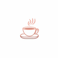 Coffee shop, vector coffee shop logo template