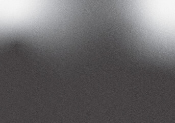 Grainy gradient background, dark gray black and white abstract noise texture banner backdrop design