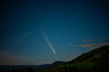 Comet C/2023 A3 Tsuchinshan-Atlas . 14.10.2024 . Styria . Austria . Europe © LitterART
