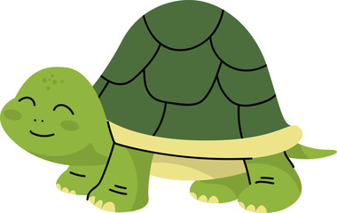 Vector Illustration of Turtle World Animal Day
