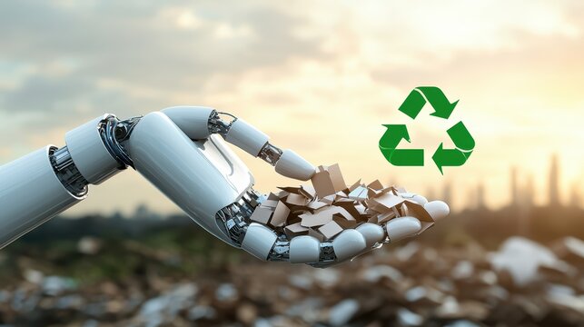 Precision Robotic Arms Repackaging Returned Items with Sustainable Materials