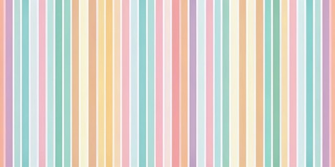 Obraz premium Minimalist seamless pattern with soft pastel stripes