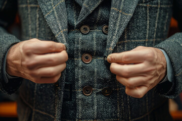 Fototapeta premium Elegant black and white swirling floral pattern ideal for upholstery and interior design use