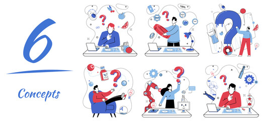 Obraz premium Innovative concepts vector illustration. Efficiency blooms when imagination guides path innovative concepts Achieve progress through lens original thought and innovative concepts In realm development