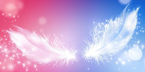 Creative Abstract Design Featuring Feather Elements as Background, Creating a Light and Airy Atmosphere with Ample White Space for Advertising and Marketing, AI-Generated Aesthetic Wallpaper
