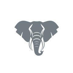 Elephant Logo Template. Premium Symbol Vector Illustration. Minimal Design Template
