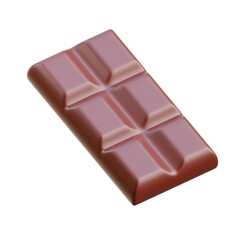 3D Dutch Chocolate Bar Render
