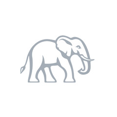 Elephant Logo Template. Premium Symbol Vector Illustration. Minimal Design Template