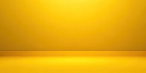 Minimalistic yellow background with copy space