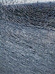 damaged glass texture