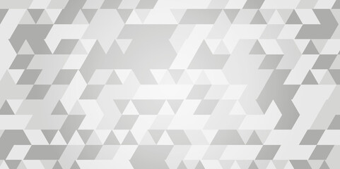 Abstract geometric wall tile and metal cube background triangle wallpaper. Seamless geometric pattern low polygon backdrop background. Gray diamond overlap polygonal background.