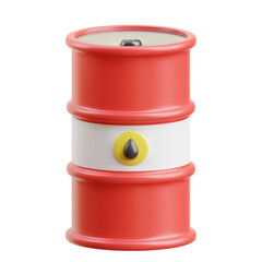 3D Oil Barrel Illustration Related To UAE