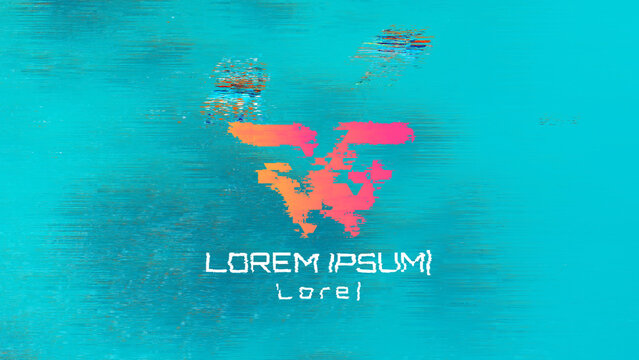 Glitch Intro Promo Horizontal Vertical Logo Reveal 375