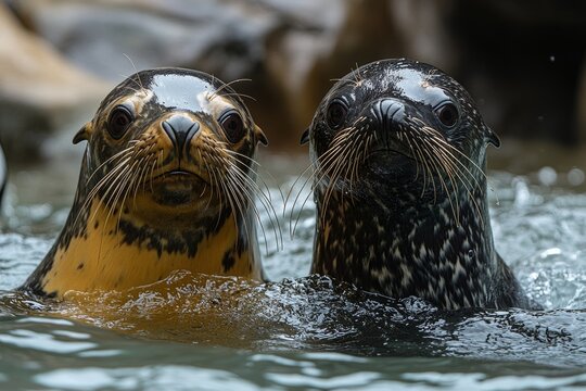 Southern coastal regions are inhabited by marine mammals and flightless birds.